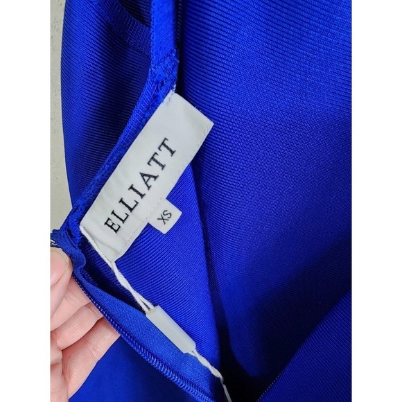 Elliatt Kim Bodycon Cobalt Blue Sleeveless Corset Midi Dress Women's Size XS - Picture 5 of 12